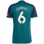 Günstige Fußballtrikots Arsenal Gabriel 6 3rd trikot 2023-24 Kurzarm